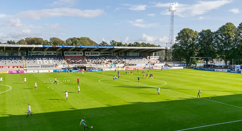 The football arena Örjans vall