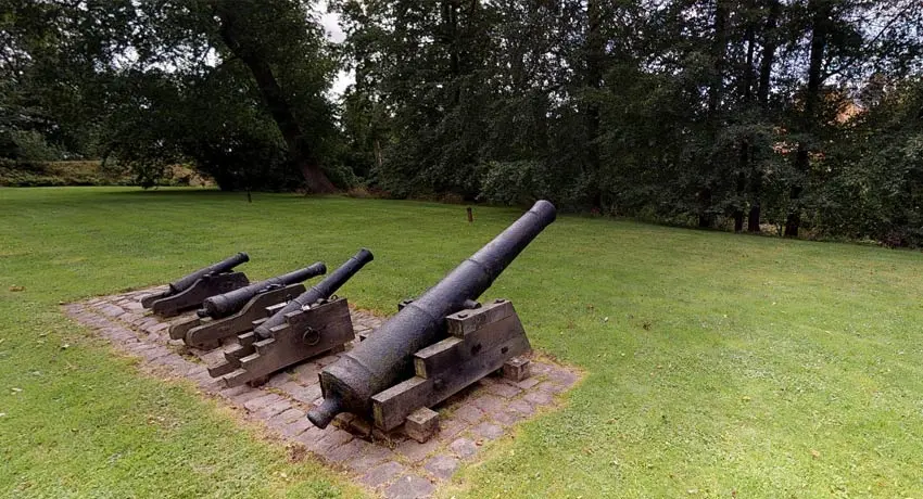 Kanoner på Halmstad slott