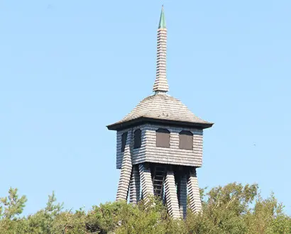 St Olofs kapells klocktorn i Halmstad