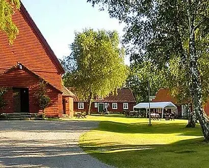 S:t Olof kapells trädgård i Halmstad